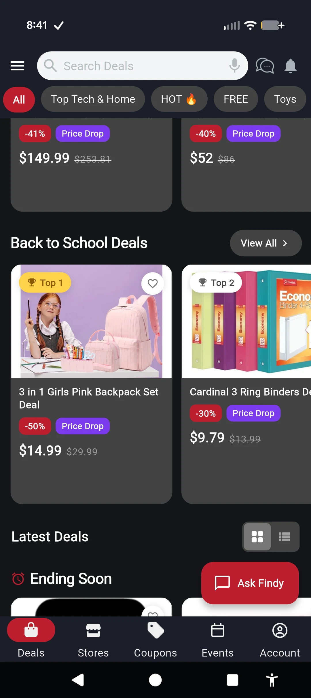 Deals Finders: Coupons & Deals screenshot