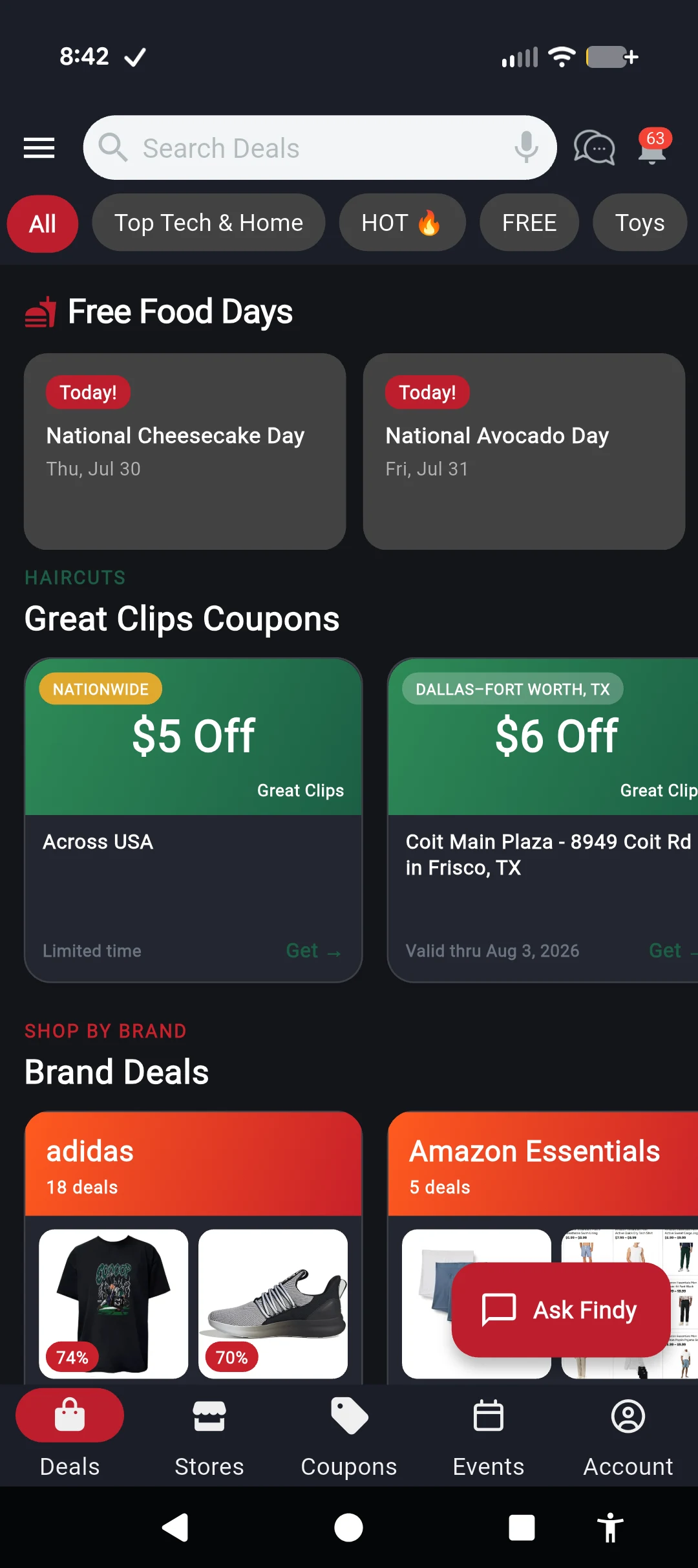 Deals Finders: Coupons & Deals screenshot